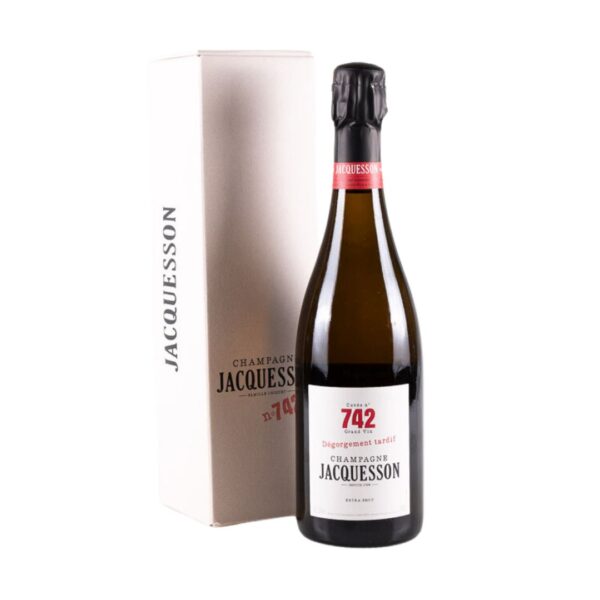 Champagne Jacquesson Extra Brut Cuvée 742 Dégorgement Tardif (Astucciato)